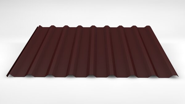 Trapezblech W-20/1100 LR-DACH 0,63 mm-RAL 8012 / rotbraun