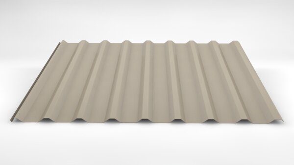 Trapezblech W-20/1100 LR-DACH 0,75 mm-RAL 1015 / hellelfenbein