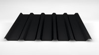 Trapezblech W-35/1035 LR-DACH 0,50 mm-RAL 9005 / tiefschwarz
