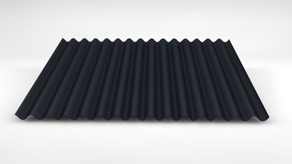 Wellblech W-1/1064 LA-WAND 0,63 mm-RAL 7016 / anthrazitgrau