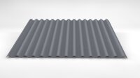 Alu-Wellblech W-1/1064 LR-DACH | 0,70 mm RAL 9006 /...