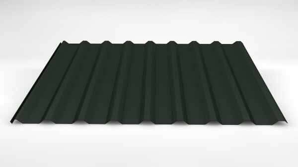 Trapezblech W-20/1100 LR-DACH | 0,40 mm RAL 6020 chromoxidgrün