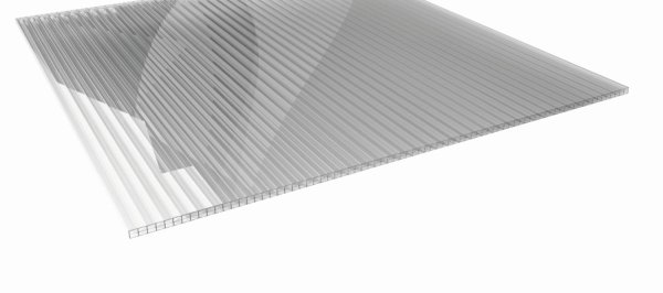 Hohlkammerplatten 16mm / PC 2nd Life Line - opal / X-Strukturplatte