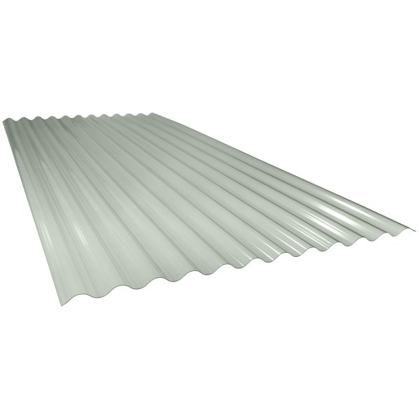 Lichtplatten - Sinus 76/18 - 1,40mm / PVC - STRONG naturtrüb