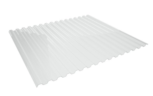 Lichtplatten - Spund 70/18 glatt - 1,30mm / Bio Line - klar