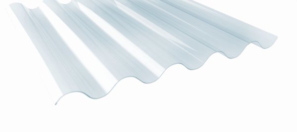 Lichtplatten - Welle (6 3/4) 177/51 - 1,40mm / Bio Line - klar