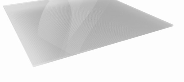 Hohlkammerplatten 10mm / PC 2nd Life line - glasklar